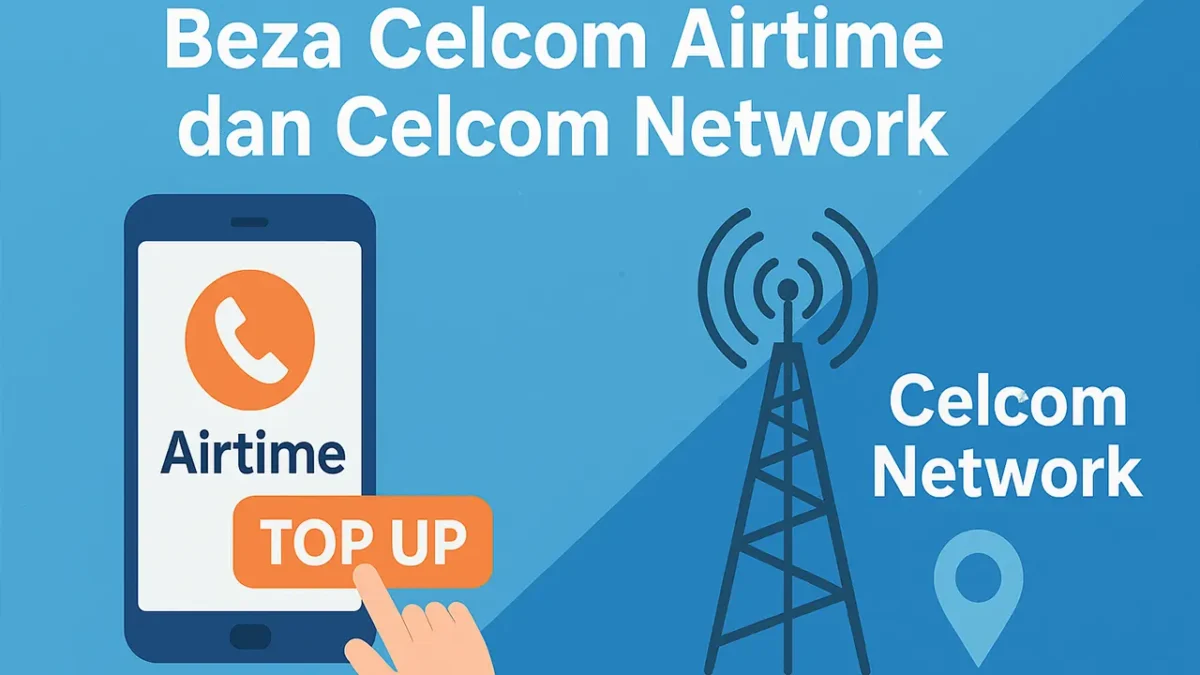 Beza Celcom Airtime dan Celcom Network