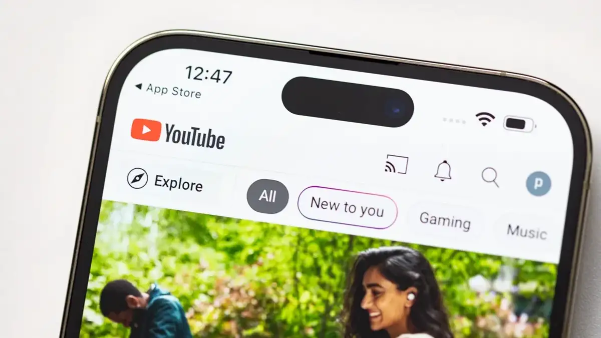 Antaramuka YouTube Mobile Baharu