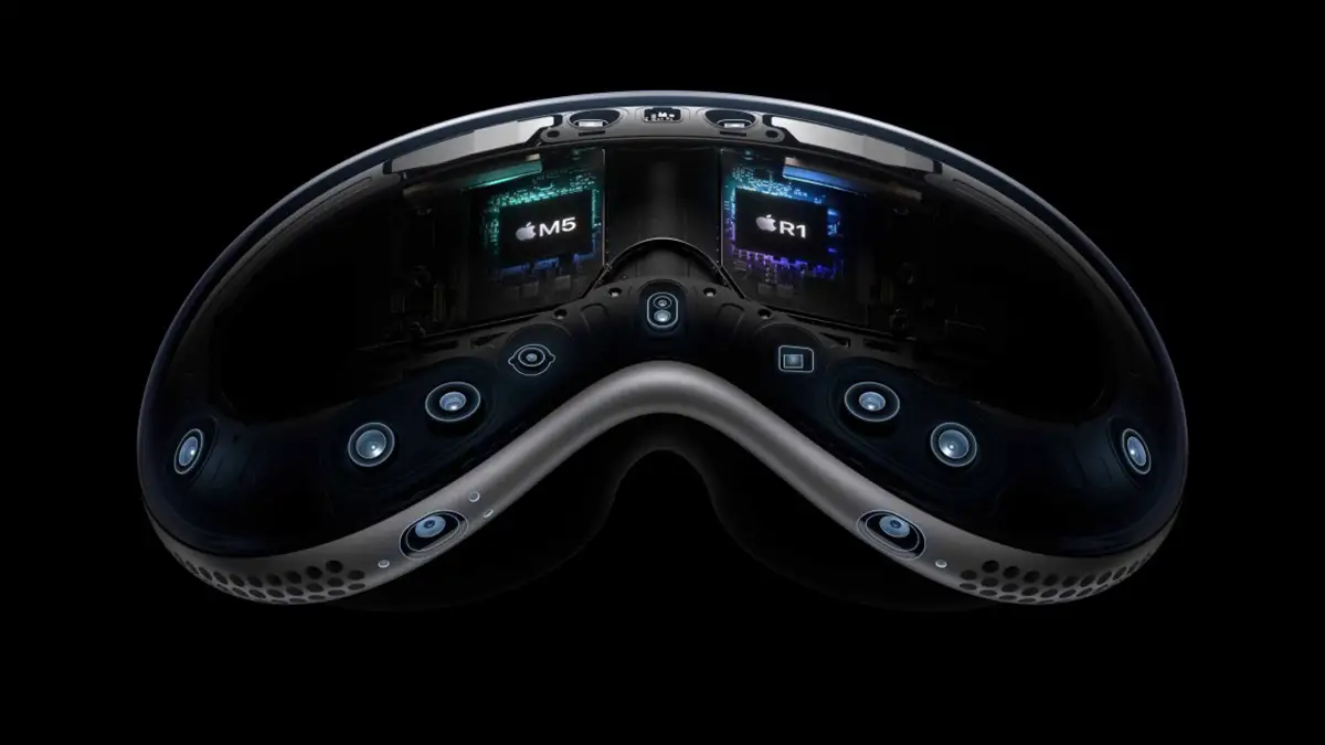 Apple Vision Pro dengan Cip M5