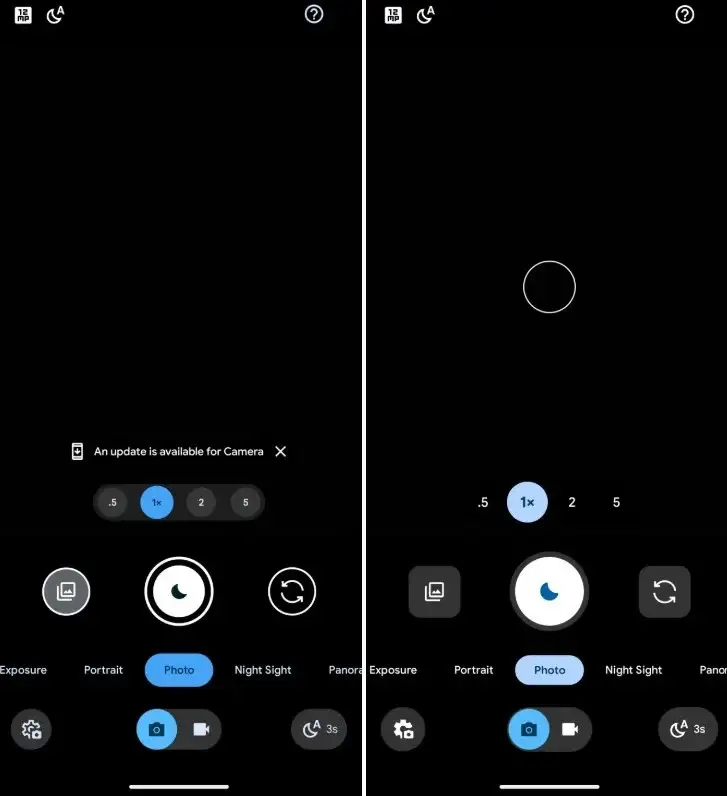 Kemaskini Aplikasi Kamera Pixel 10.1