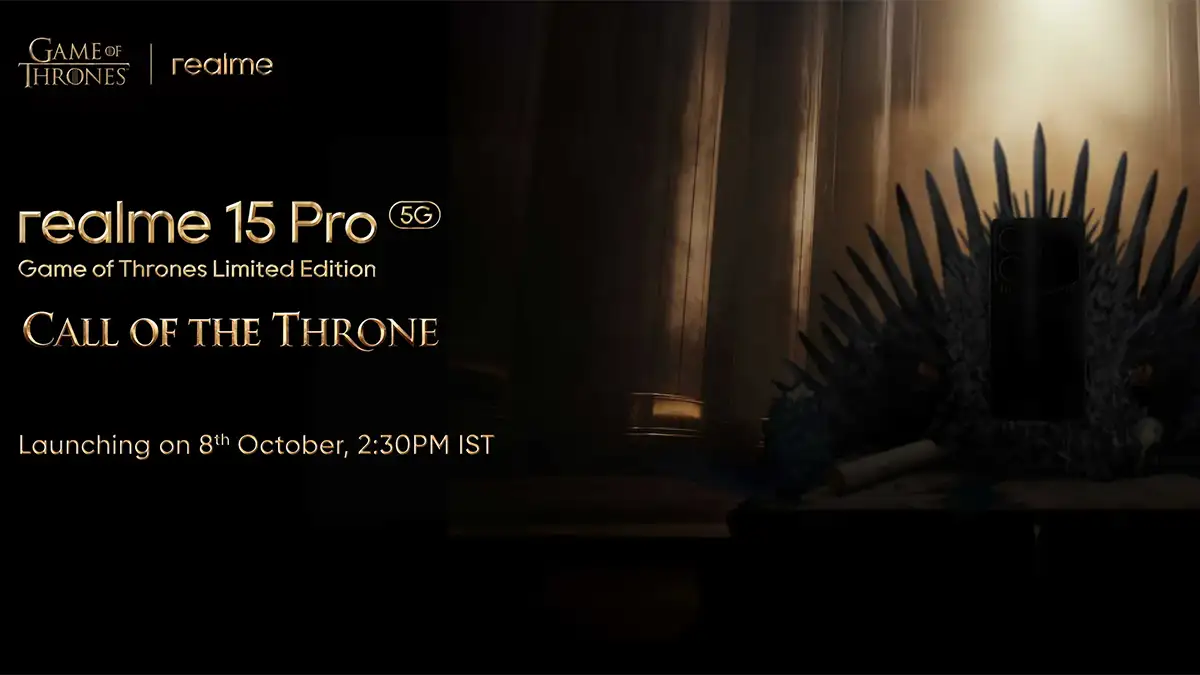 Realme 15 Pro Edisi Game of Thrones