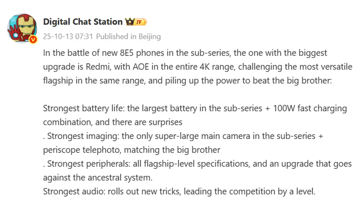 Spesifikasi Redmi K90 Pro (Rumor)